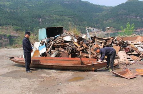 巴中推进长江流域通江段禁捕工作 43艘渔船被拆解